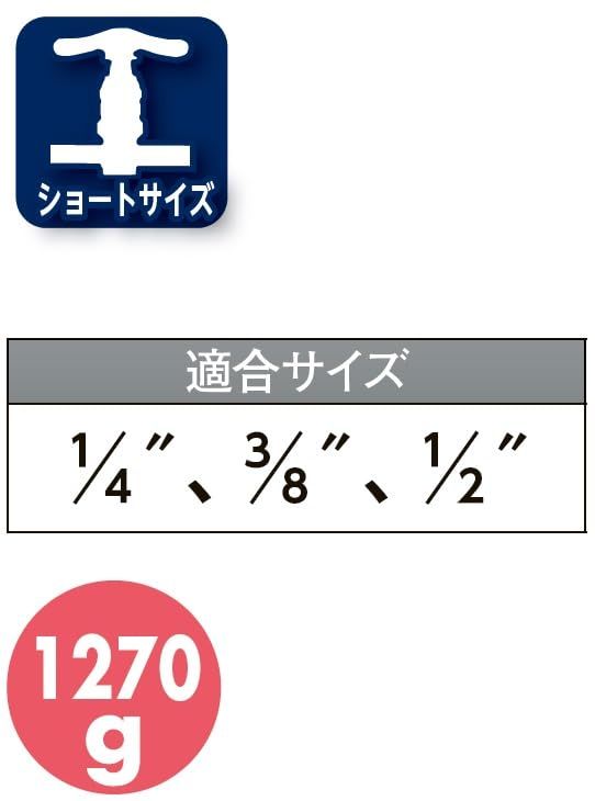迅速に発送 イチネンTASCO TA 550 Y ショートサイズフ ツール