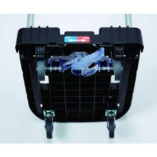 迅速に発送 樹脂台車 こまわり君 省音G車輪 600 X 390 ブラック 樹脂ストッパー付