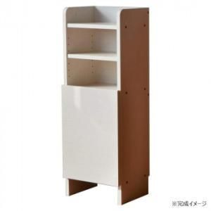日本製組立家具 ルガール30 ルーター収納 白 2255000