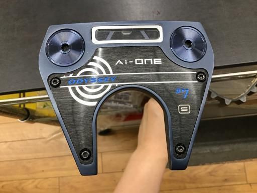 【】 オデッセイ Ai-ONE #7 S 34インチ パター PT STROKE LAB 90 スチール (フレックスその他) メンズ 男性用 右利き 右用 Bランク ゴルフクラブ
