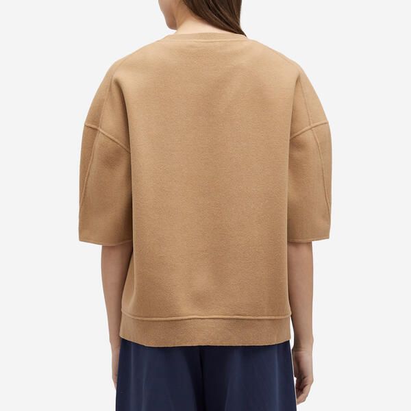 マックスマーラ Max 美品 マックスマーラ Max Mara Tシャツ カットソー 半袖 ショートスリーブ ボーダー 美品　MaxMara ブラウン Tシャツ　マックスマーラ