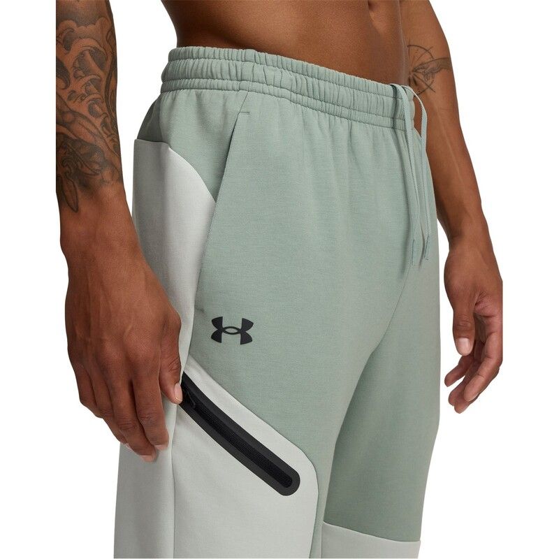 アンダーアーマー公式 アンダーアーマー メンズ ボトムス カジュアルパンツ ジョガーパンツ Under Armour Armour Ua Unstoppable Flc Jgr Eu Joggers Mens GreenBlack ブラック UAインサレーテッド パンツ（トレーニング&frasl;MEN）