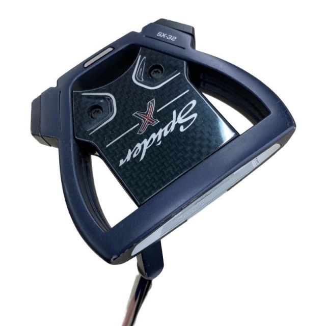  テーラーメイド Spider X BLUE/WHITE スモールスラント 34インチ パター PT スチール(ブラック) (フレックスその他) メンズ 男性用 右利き 右用 Cランク ゴルフクラブ