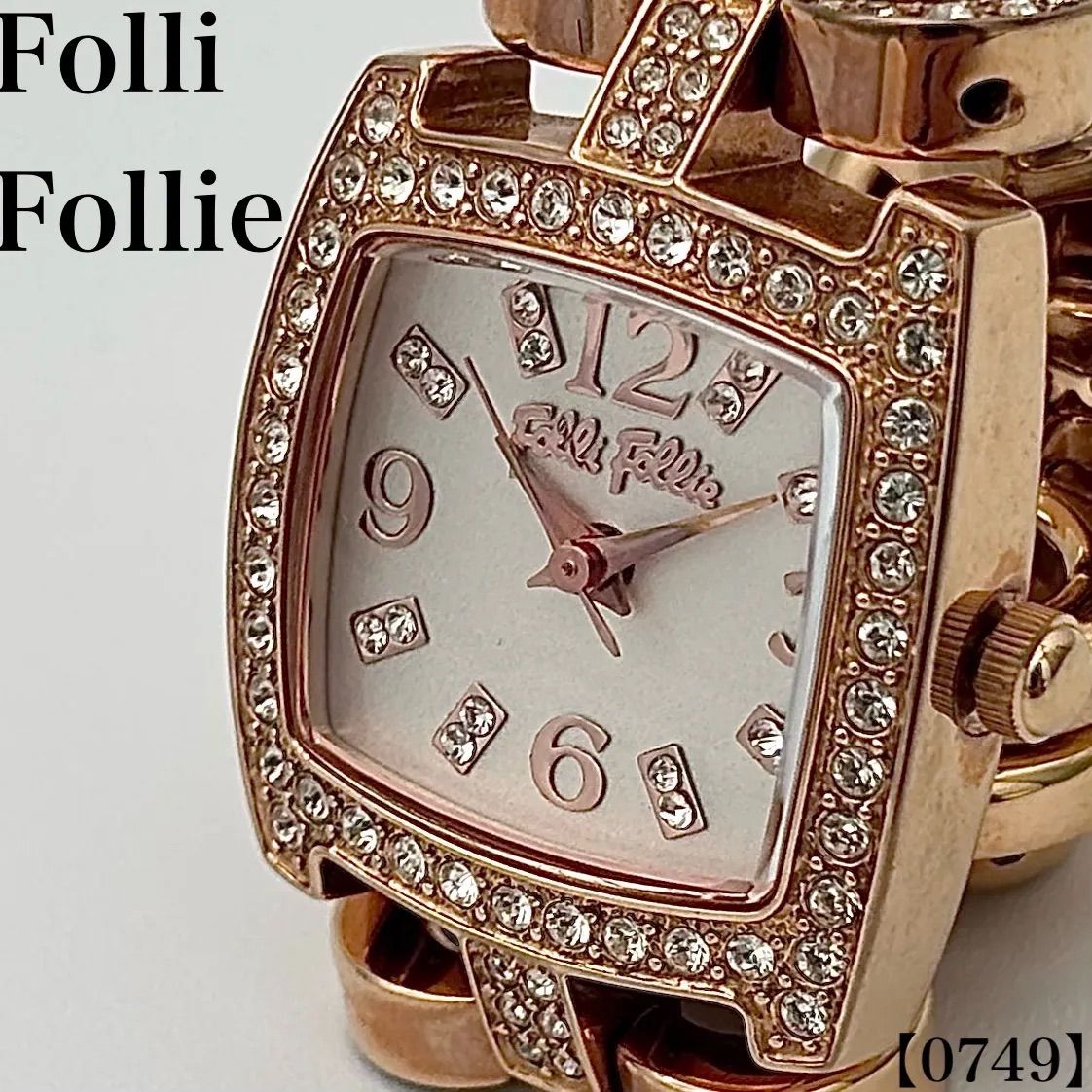 Folli Folli フォリフォリ ゴールド ストーン レディース腕時計 Amazon 