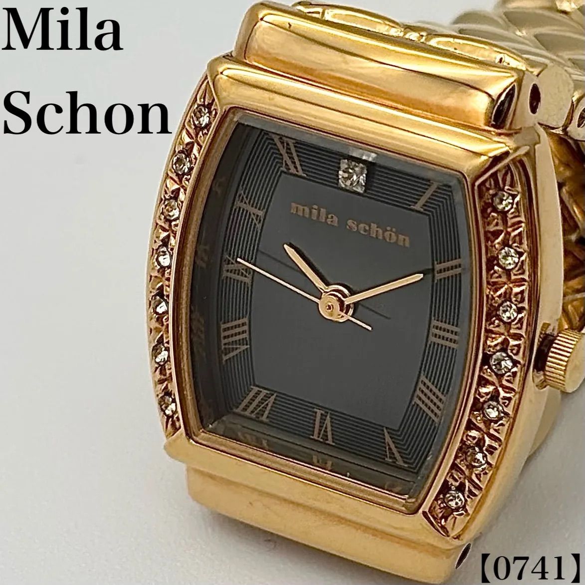 稼働品 Working item ミラショーン mila schon 腕時計 レディース 