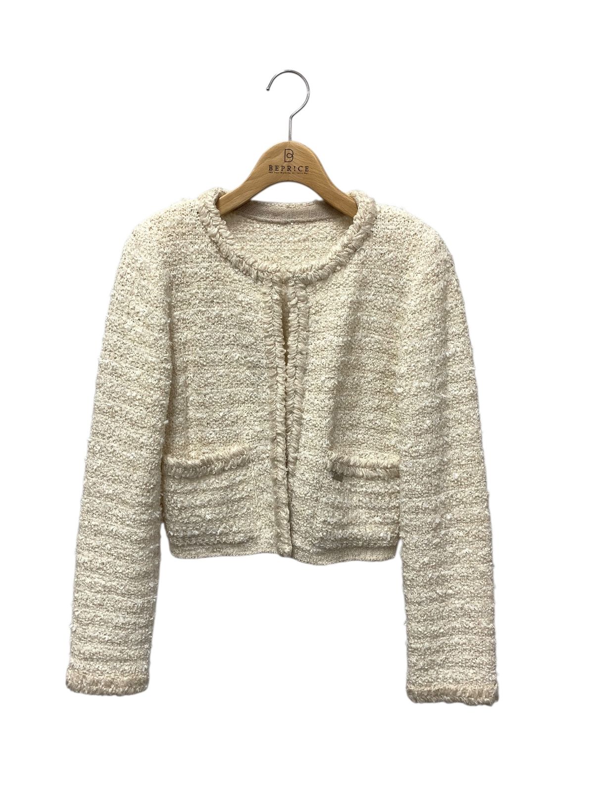 フォクシーブティック Knit Jacket Mirage 43270 ノーカラージャケット