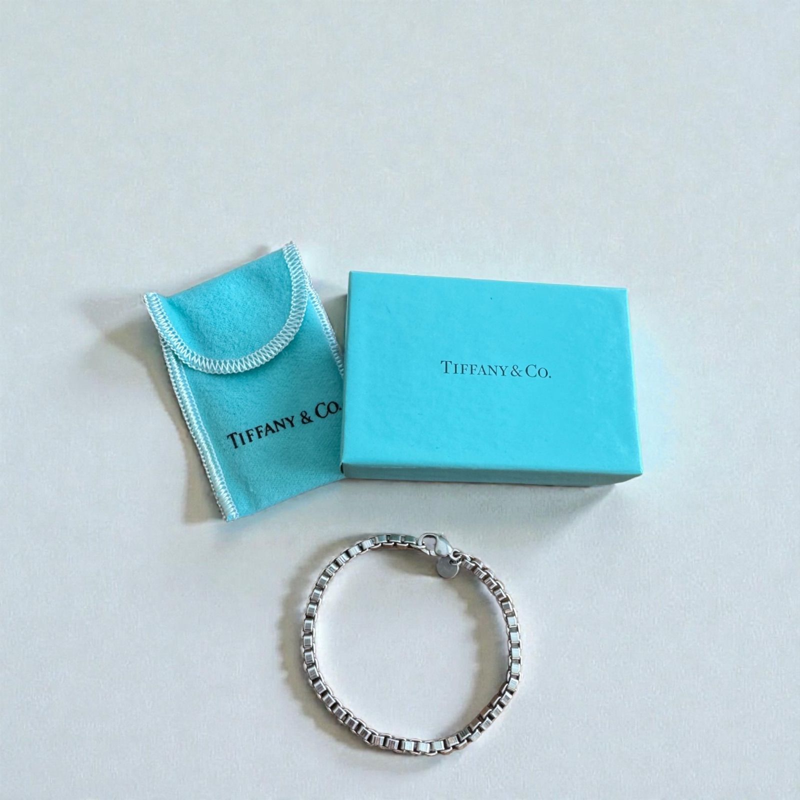 中古】Tiffany & Co. ティファニー ベネチアン リンク ブレスレット 