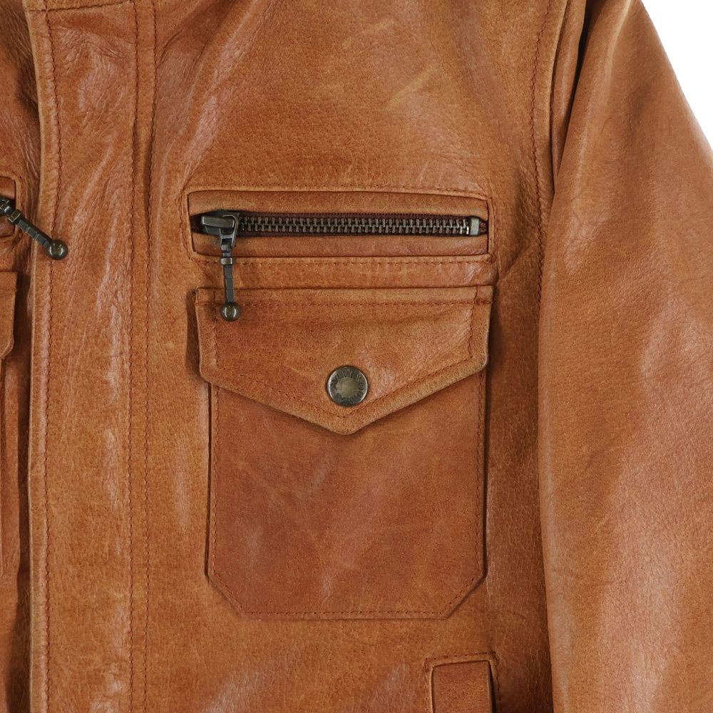 AVIREX (アヴィレックス) レザーシングルライダース ジャケット