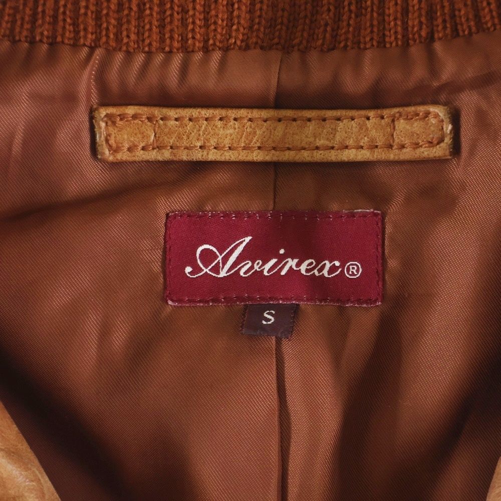 AVIREX (アヴィレックス) レザーシングルライダース ジャケット