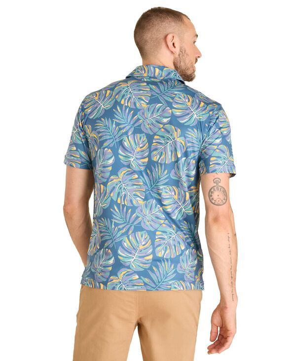 チャビーズ メンズ トップス ポロシャツ Chubbies Mens TheIn The Lounge Chair Performance Polo Shirt Dusty Blue ブルー