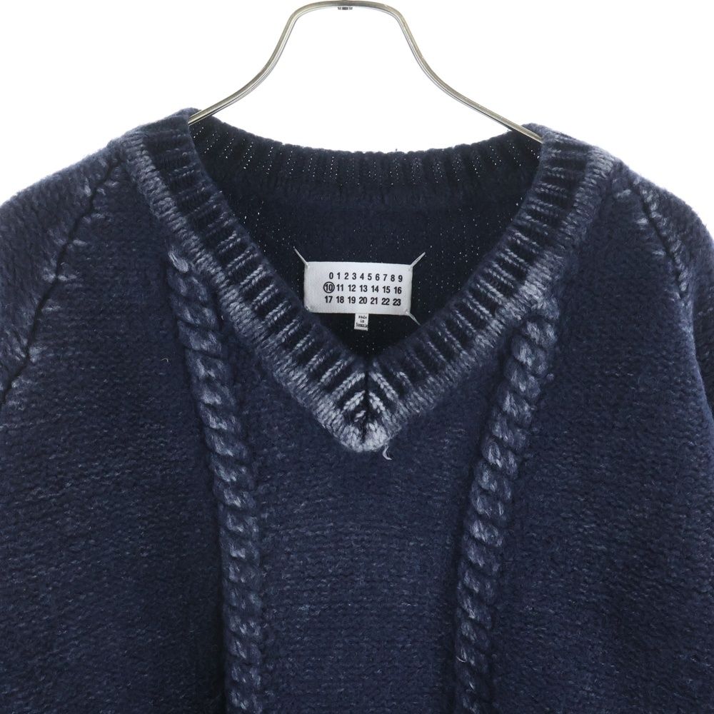 Maison Margiela (メゾンマルジェラ) 22SS V Neck Heavy Knit Sweater