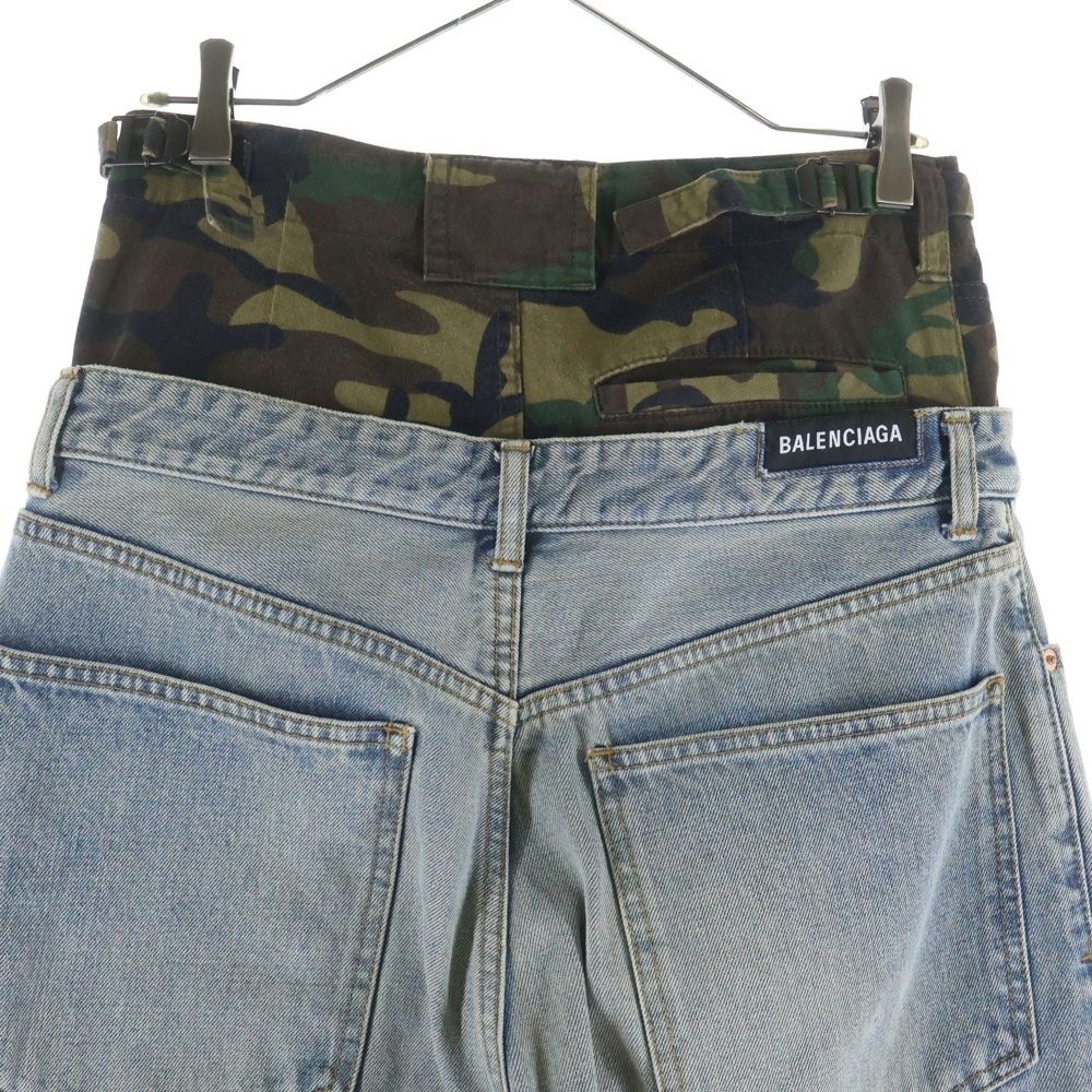 BALENCIAGA (バレンシアガ) 21AW Layered レイヤードワイドデニム