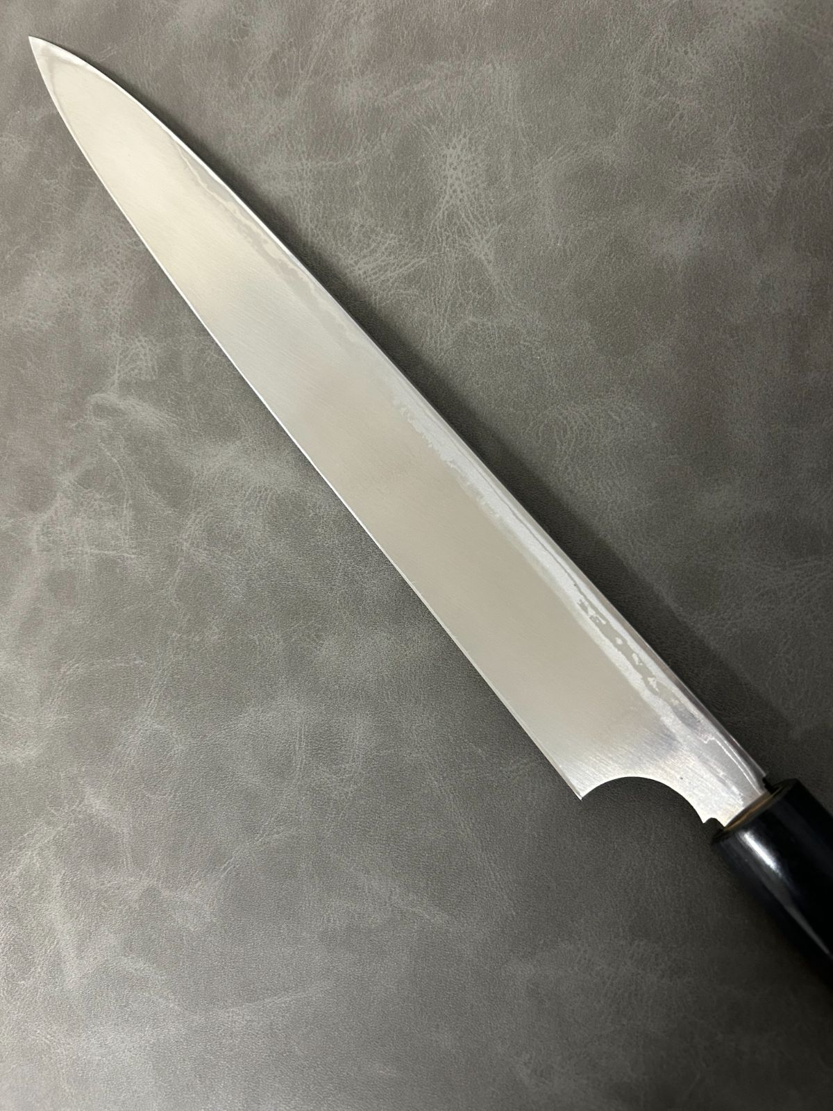 訳あり 柳刃包丁 包丁 300 mm 安来鋼白紙2号 ダマスカス 紫檀シノギ柄 66