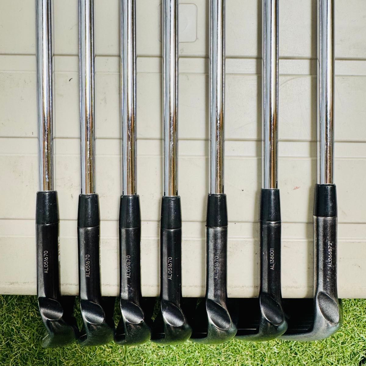 良品】初心者推奨 ピン G710 黒ドット メンズアイアンセット 7本 S