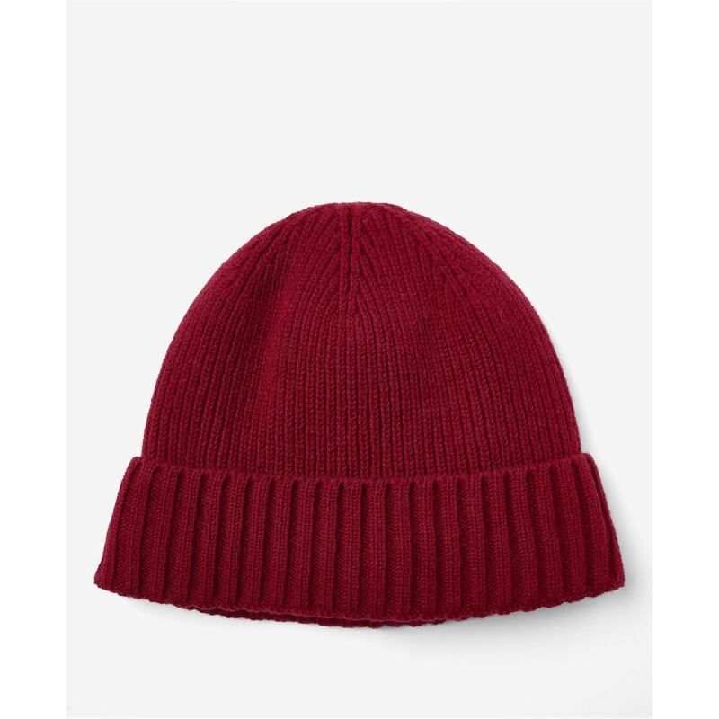 バブアー メンズ アクセサリー 帽子 Barbour Carlton Beanie Cranberry RE75