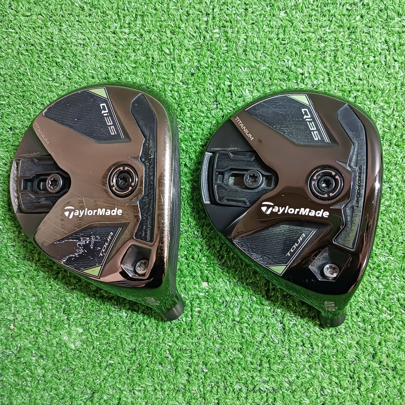 テーラーメイド Qi35 ツアーフェアウェイウッド 3番5番ヘッドのみ【130
