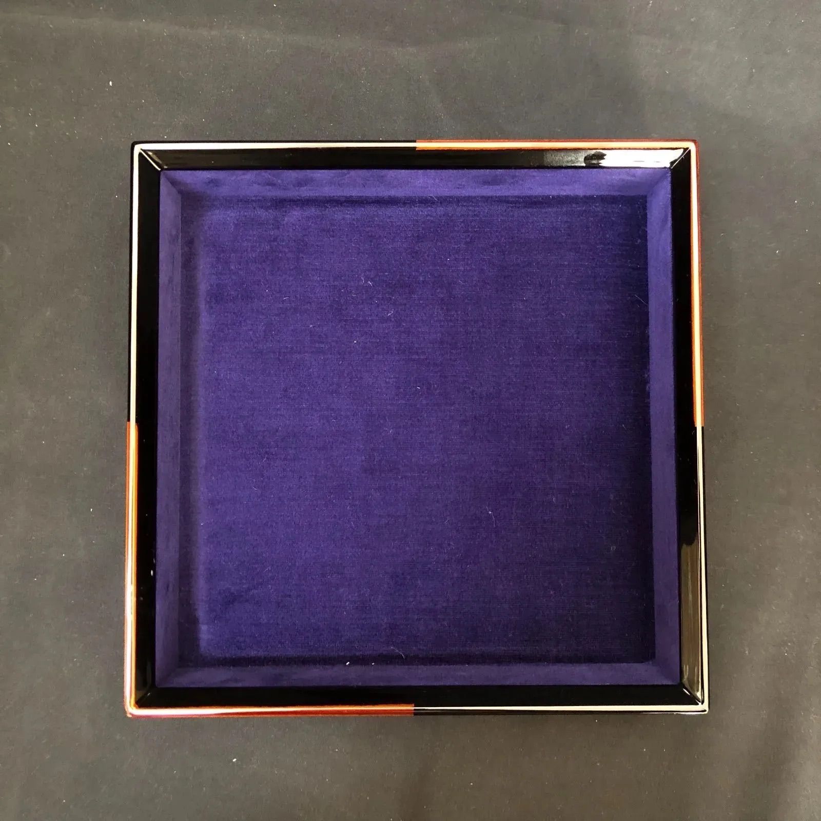 山田平安堂 漆器 忘れな盆 白檀塗 黒、茶 1個 NA113 - メルカリ