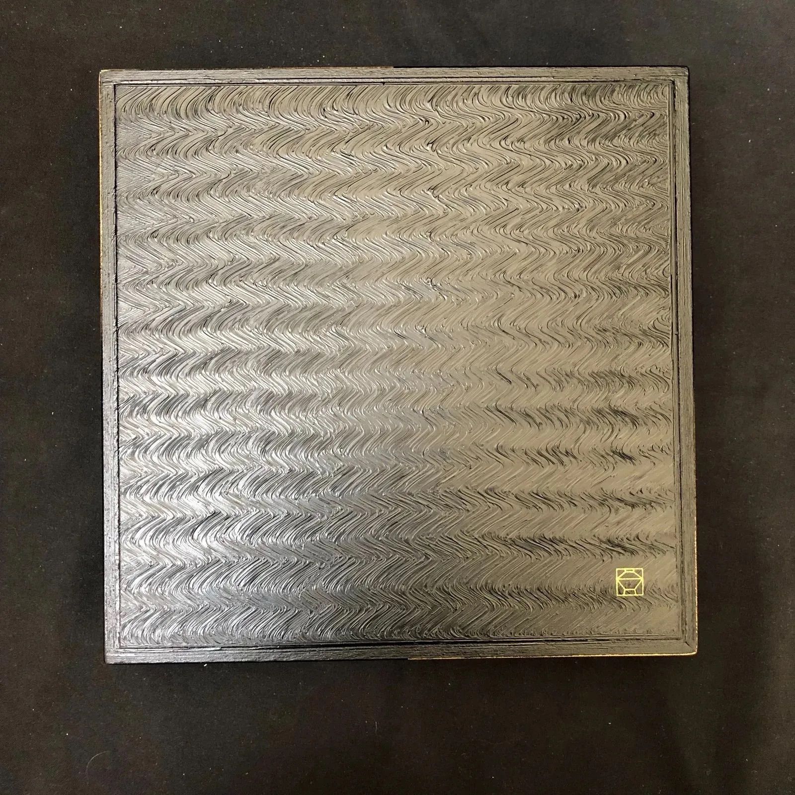 山田平安堂 漆器 忘れな盆 白檀塗 黒、茶 1個 NA113 - メルカリ