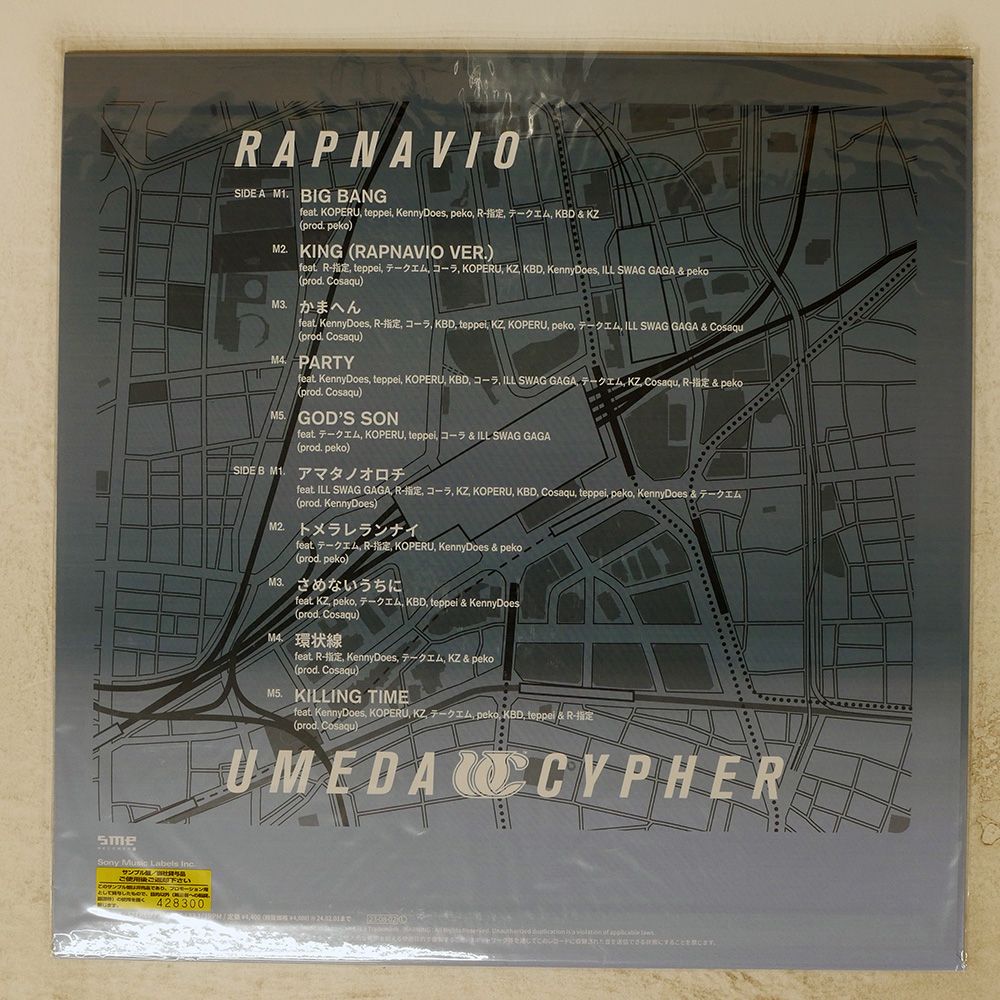 見本盤 盤 梅田サイファー SME RECORDS SEJL 65 LP