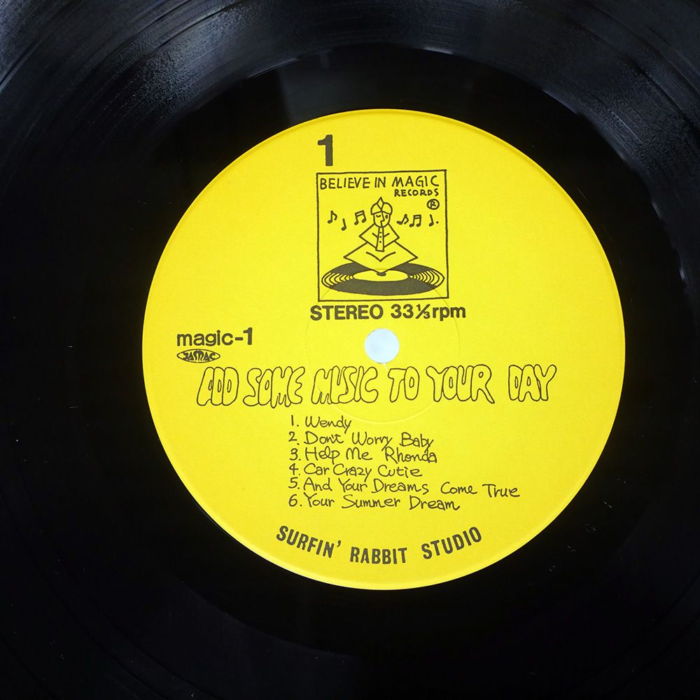 帯 盤 山下達郎 ADD SOME MUSIC TO YOUR DAY BELIEVE IN MAGIC 1 LP