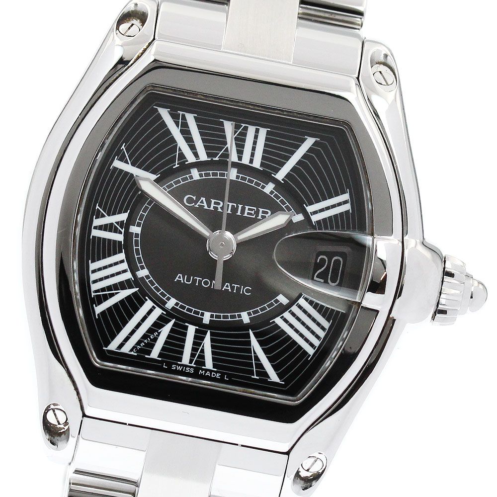 カルティエ CARTIER W62041V3 ロードスターLM デイト 自動巻き メンズ 箱 保証書付き_938498