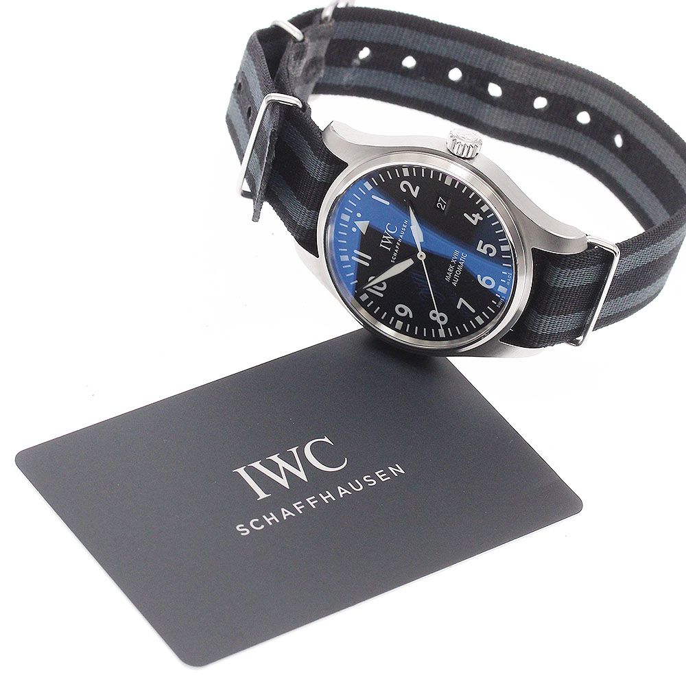 IWC IWC SCHAFFHAUSEN IW327011 パイロットウォッチ マークXVIII デイト 自動巻き メンズ 保証書付き_942376 IWC IWC SCHAFFHAUSEN IW327011 パイロットウォッチ マークXVIII