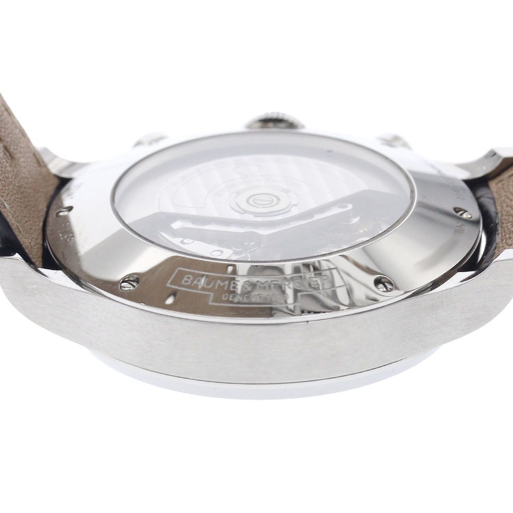  ボーム＆メルシェ Baume Mercier MOA10065 ケープランド クロノグラフ デイト 自動巻き メンズ 箱 保証書付き_941795 スラックス 自動巻き時計 腕時計(アナログ)