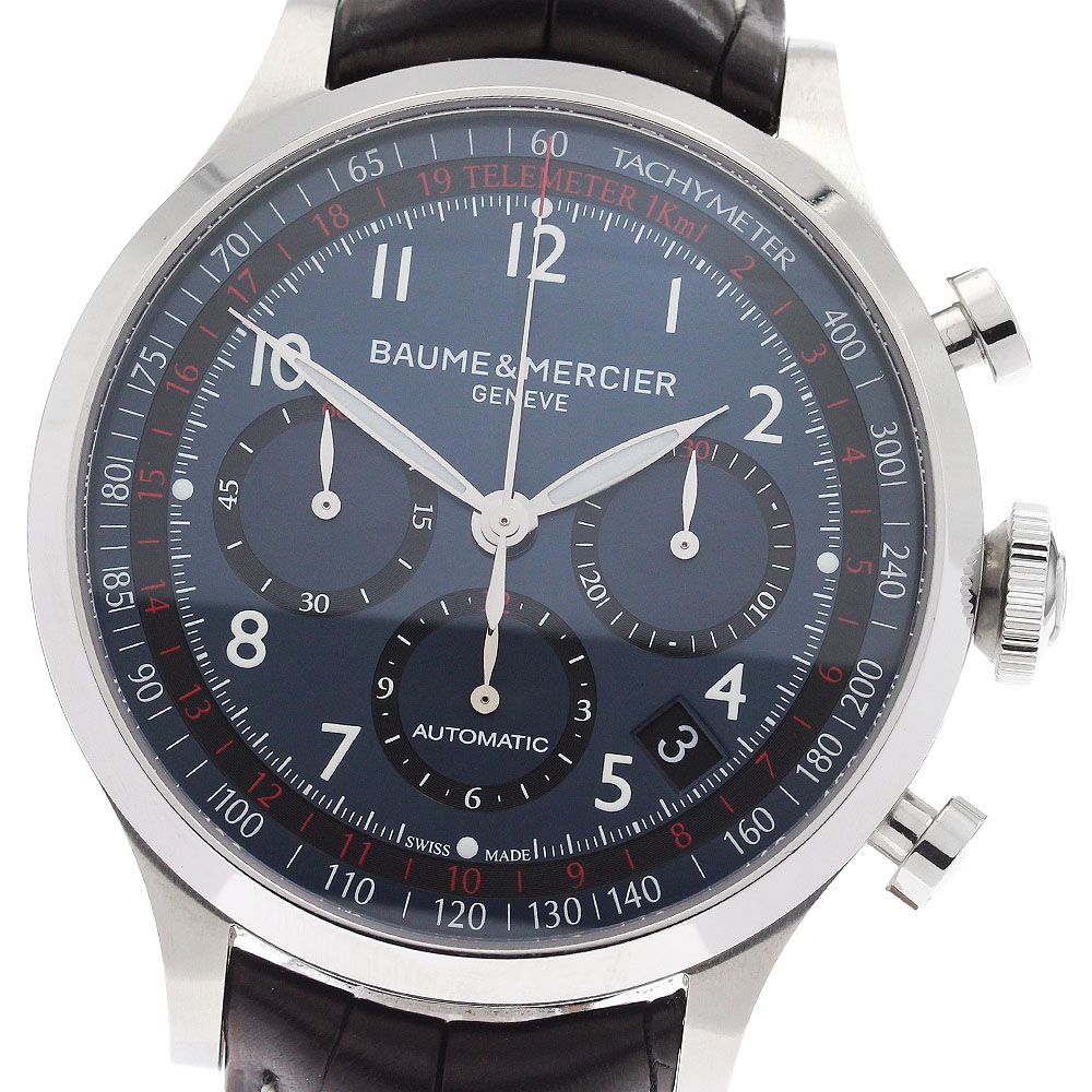ボーム＆メルシェ Baume Mercier MOA10065 ケープランド クロノグラフ デイト 自動巻き メンズ 箱 保証書付き_941795