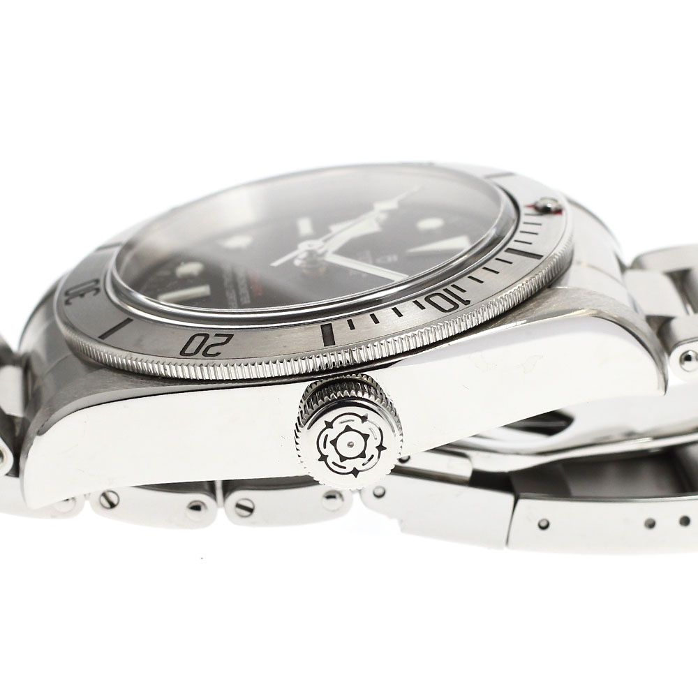  チュードル TUDOR 79730 ブラックベイ スチール デイト 自動巻き メンズ _877516 薄手ニット 自動巻き時計 腕時計(アナログ)