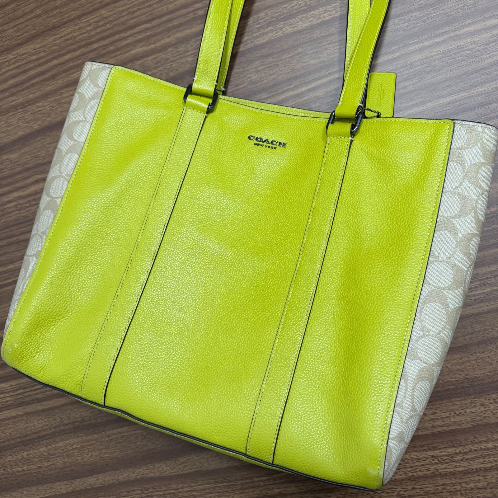 i)売り尽くし COACH コーチ CJ496 トートバッグ ショルダーバック 2way 