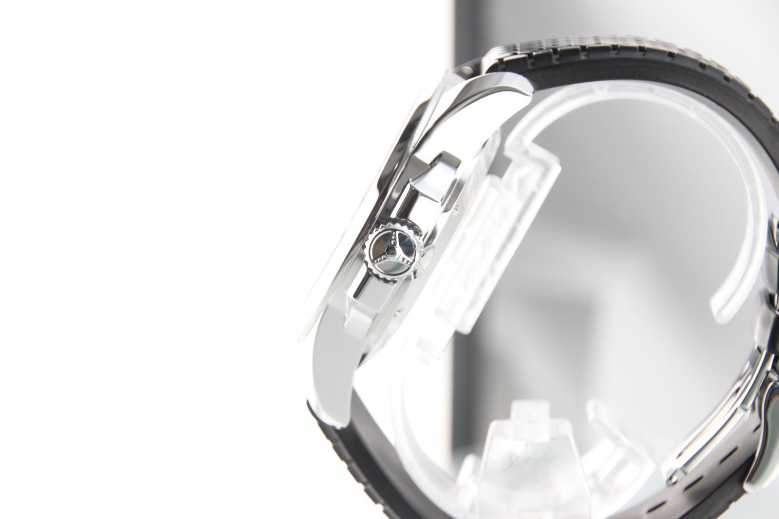  ショパール ミッレ ミリア GT XL 8997 自動巻き アイボリー文字盤 43mm SS ラバーベルト 稼働品 ポリッシュ済 箱 保付 T00148 ネイビー系 自動巻き時計 腕時計(アナログ)