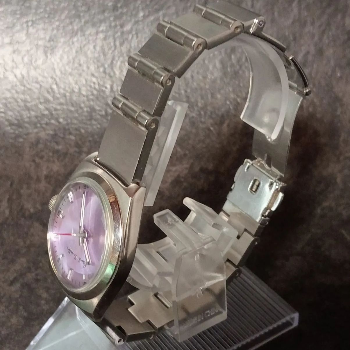 Paul Smith 腕時計 ポールスミス 1032-T001599 パープル 紫 文字盤 