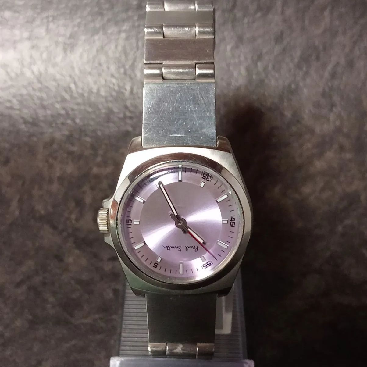 Paul Smith 腕時計 ポールスミス 1032-T001599 パープル 紫 文字盤 