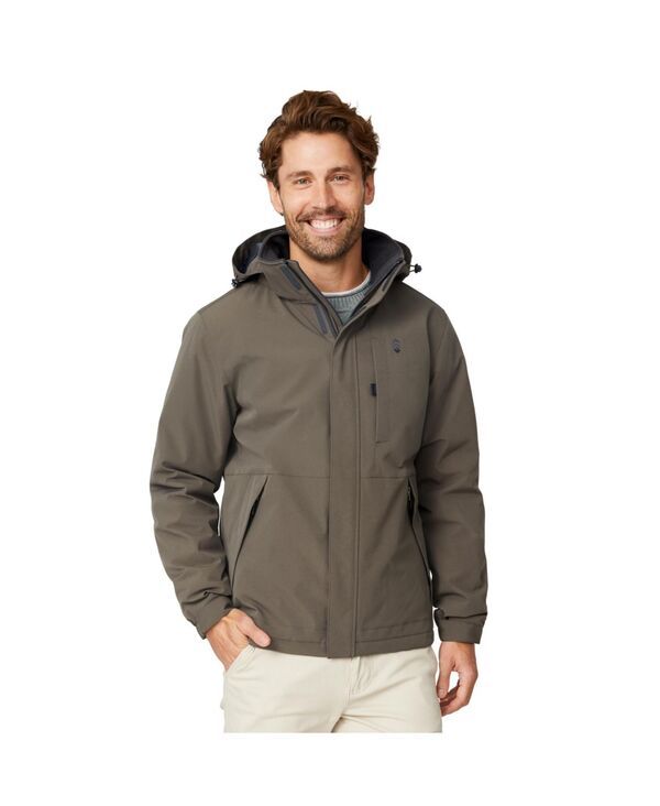 フリー カントリー メンズ アウター ジャケット・ブルゾン Free Country Mens Denali Mid Weight Jacket Mushroom
