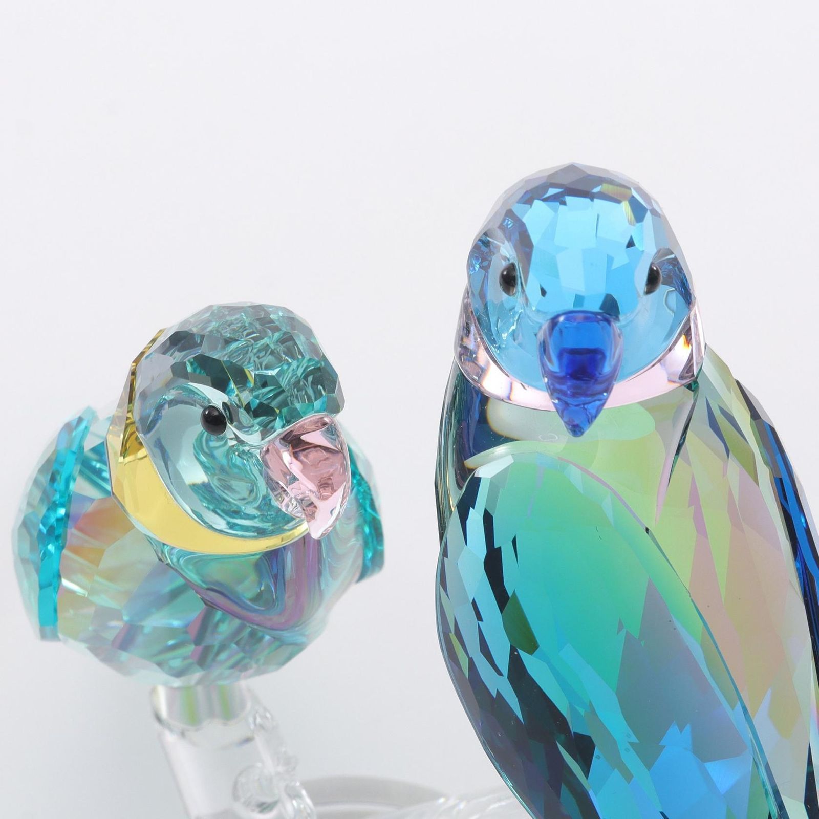スワロフスキー SWAROVSKI Jungle Beats インコのカップル Fife