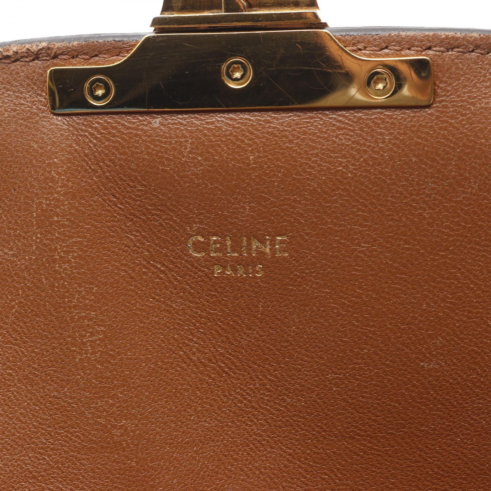 セリーヌ CELINE ショルダーバッグ クラシック トリオンフ ブラウン 