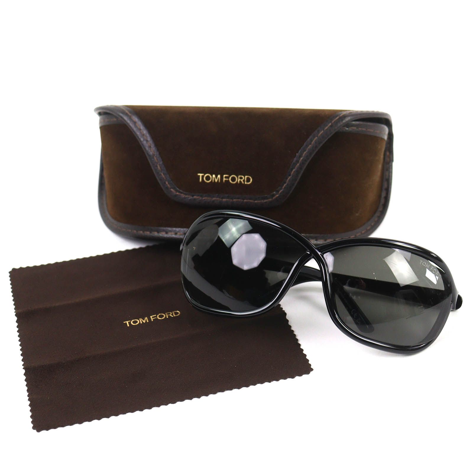 美品△TOM FORD トムフォード TF1069 01A Fernanda サングラス アイ 