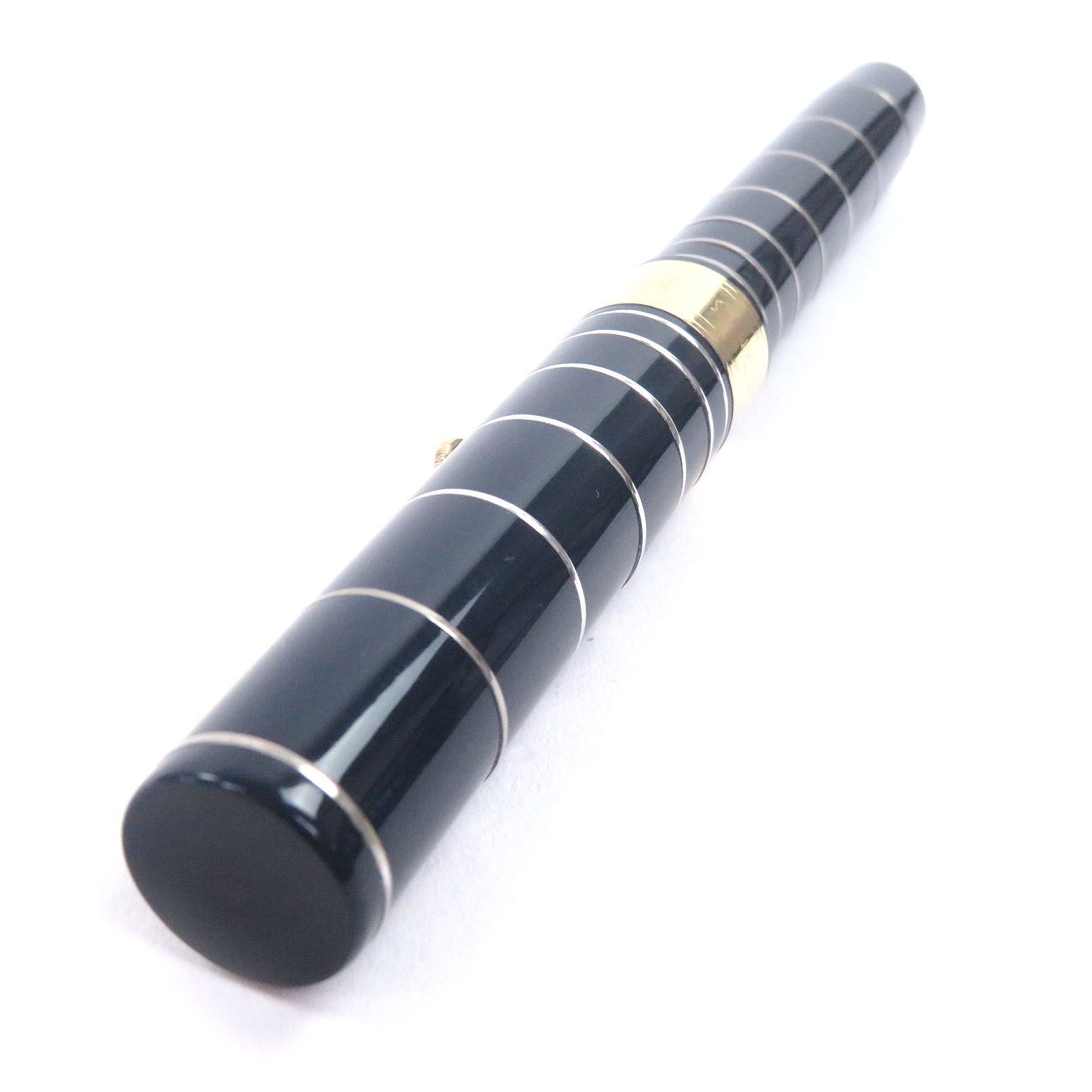 OMAS オマス ヴィンテージ マルコーニ ペン先18 K Mニブ 1995年 4000本 Limited Edition 万年筆 ネイビー ゴールド シルバー メンズ