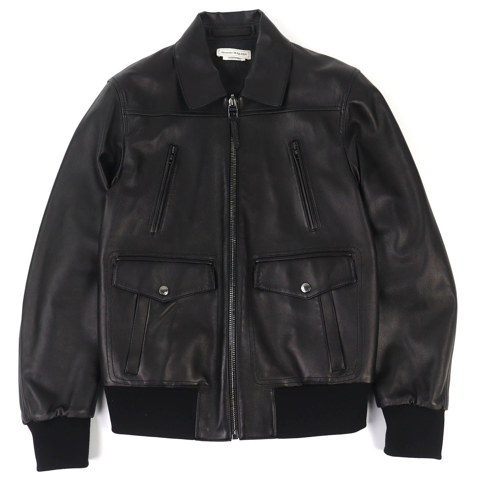 極美品△Alexander McQueen アレキサンダーマックイーン 603442 ロゴ型 