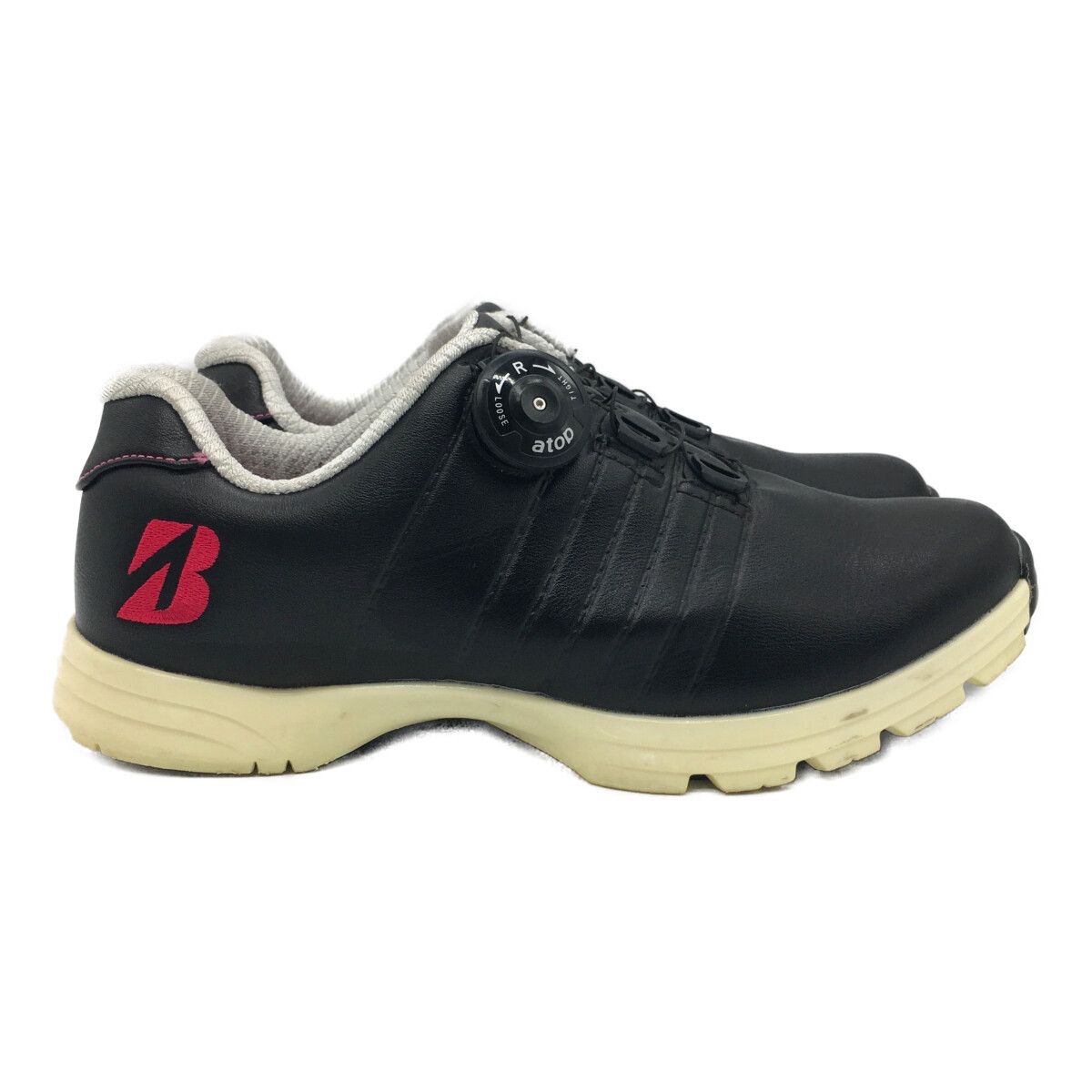 中古 ブリヂストンゴルフ BRIDGESTONE GOLF ゴルフシューズ 23cm 黒