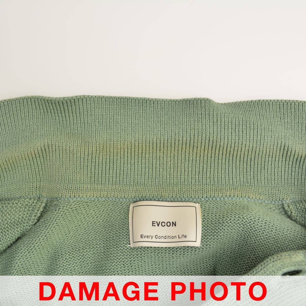 EVCON】241-91202 COTTON KNIT POLO コットンニットポロ長袖ポロシャツ 