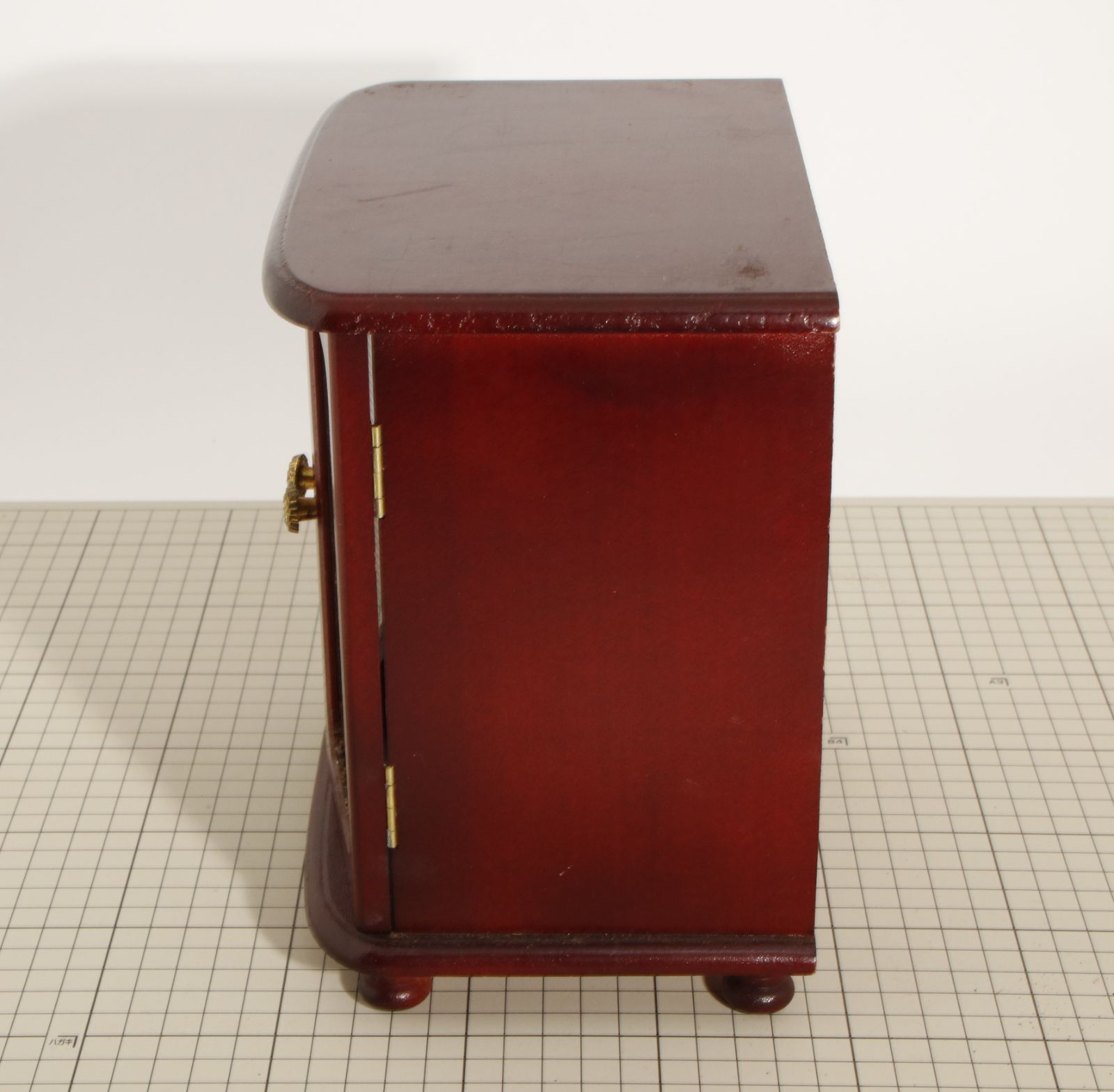 Ct2603 昭和レトロ オルゴール付 ジュエリーボックス リングケース
