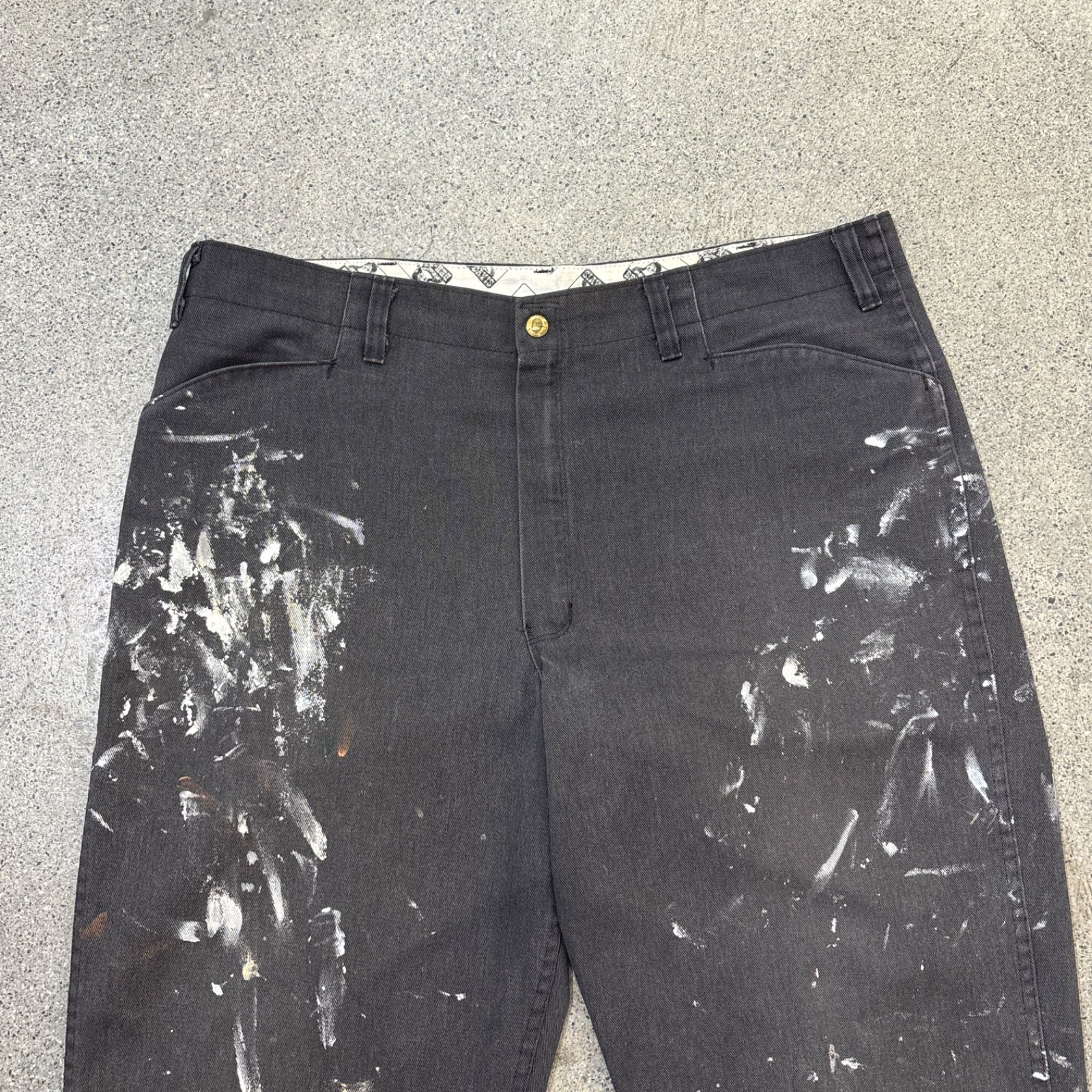 90s USA製 BEN DAVIS W34×L28.5 ブラック フリスコ Ben Davis】～90s Frisco Jeans Black W38.5 L28.5