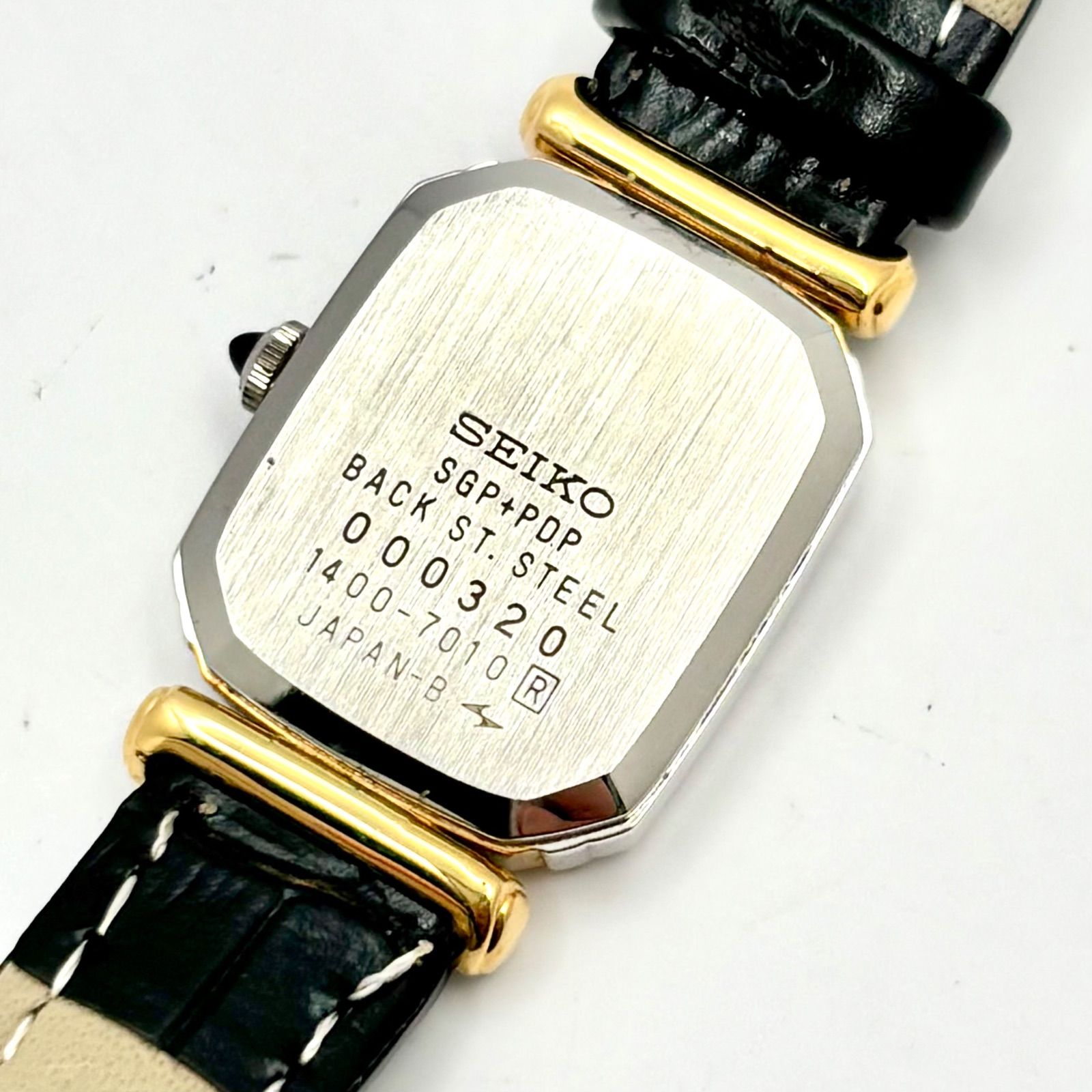 美品/新品電池】SEIKO セイコー レディース 腕時計 オクタゴン 1400