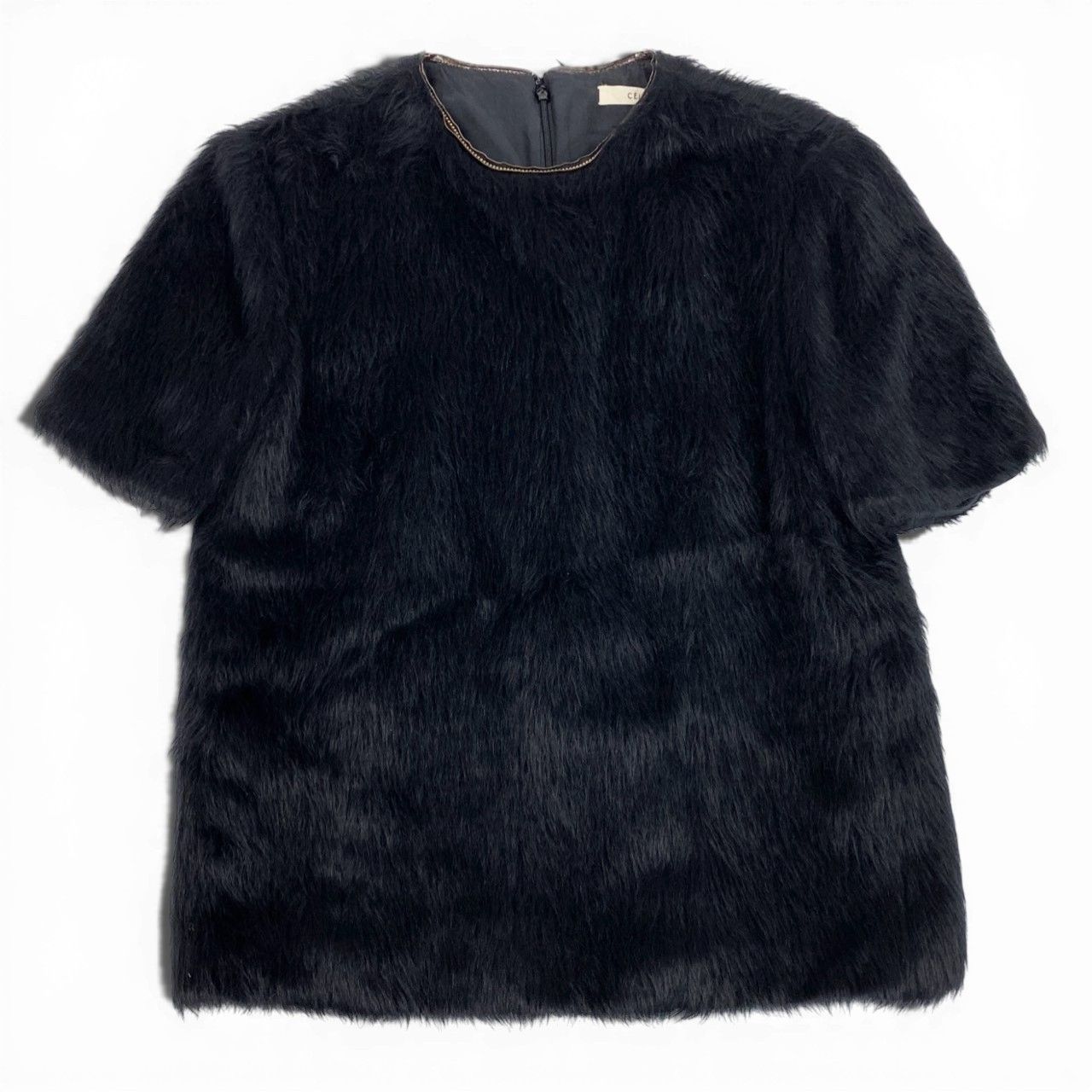 68b11【美品】CELINE セリーヌ フィービー期 アルパカウールブラウス 