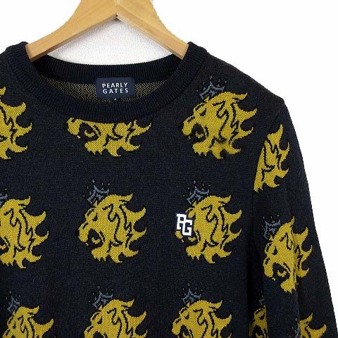 パーリーゲイツ PEARLY GATES ニット セーター ウール 長袖 ゴルフ
