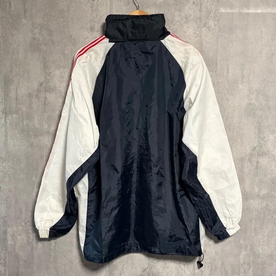 00s NIKE ナイロンジャケット L 紺 白 赤 ナイキ アーカイブ テック
