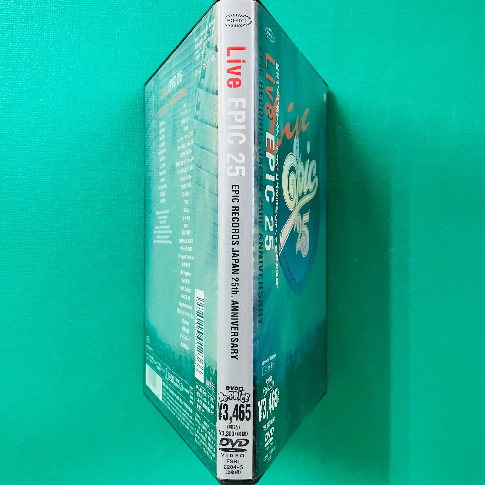 美品】【2004.12】DVD Live EPIC 25 EPIC RECORDS JAPAN 25th