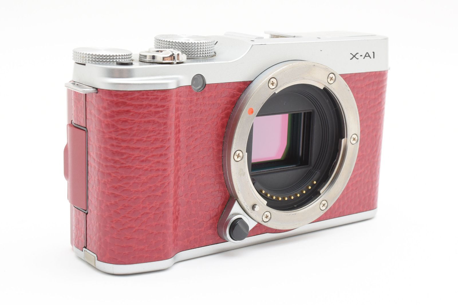 ☆極上品☆ 富士フィルム FUJIFILM X-A1 ボディ レッド ミラーレス一眼