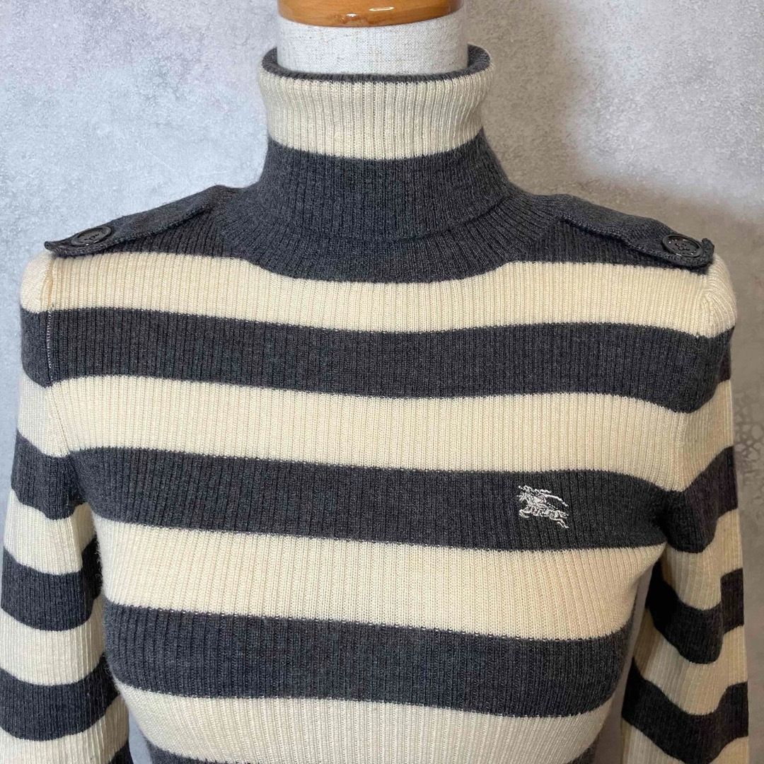 BURBERRY BLUE LABEL バーバリー ブルーレーベル ニット ウール100 